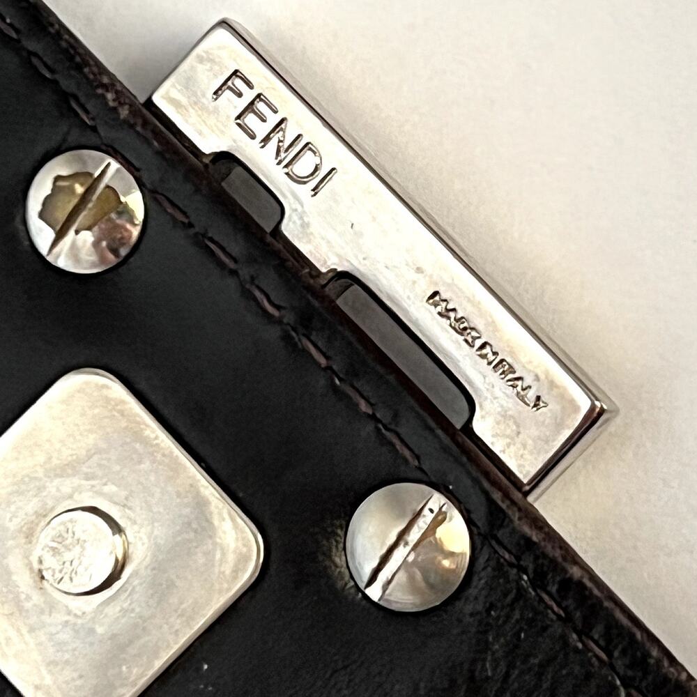 Fendi Tan and Brown Zucca Canvas Shoulder Hobo Tote Bag - Picture 8 of 15